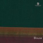 Rich Cotton Saree - Emerald Green SASC34785 - Image 3