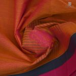 Rich Cotton Saree - Dual Shade Orange SASC34788 - Image 2