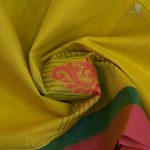 Rich Cotton Saree - Bright Yellow SASC34789 - Image 2