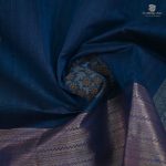 Rich Cotton Saree - Peacock Blue SASC34792 - Image 2