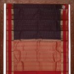 Pure Silk Sarees - Dark Brown SASPS34796 - Image 5