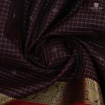 Pure Silk Sarees - Dark Brown SASPS34796 - Image 2