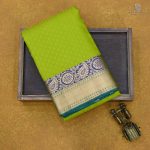 Pure Silk Sarees - Chartreuse Green SASPS34804 - Image 6