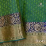 Pure Silk Sarees - Chartreuse Green SASPS34804 - Image 4