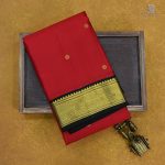 Pure Silk Sarees - Bright Red SASPS34811 - Image 6