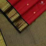 Pure Silk Sarees - Bright Red SASPS34811 - Image 3
