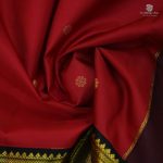 Pure Silk Sarees - Bright Red SASPS34811 - Image 2