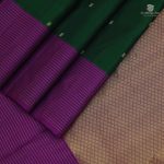 Pure Silk Sarees - Dark Green SASPS34813 - Image 3
