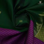 Pure Silk Sarees - Dark Green SASPS34813 - Image 2