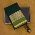 Pure Silk Sarees - Dark Green SASPS34814 - Image 6