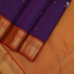 Pure Silk Sarees - Dark Purple SASPS34822 - Image 3