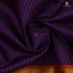 Pure Silk Sarees - Dark Purple SASPS34822 - Image 2