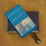 Pure Silk Sarees - Cerulean Blue SASPS34824 - Image 6
