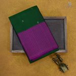 Pure Silk Sarees - Dark Green SASPS34825 - Image 6