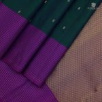 Pure Silk Sarees - Dark Green SASPS34825 - Image 3