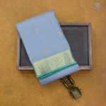 Pure Silk Sarees - Silver Gray SASPS34830 - Image 6