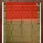 Pure Silk Sarees - Bright Orange SASPS34840 - Image 5
