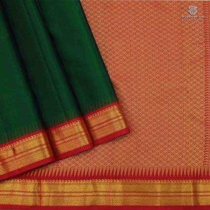 Pure Silk Sarees - Dark Green SASPS34846