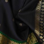 Pure Silk Sarees - Black SASPS34848 - Image 2