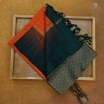 Pure Silk Sarees - Bright Orange SASPS34875 - Image 6