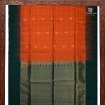 Pure Silk Sarees - Bright Orange SASPS34875 - Image 5