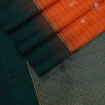Pure Silk Sarees - Bright Orange SASPS34875 - Image 3