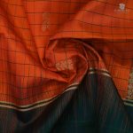 Pure Silk Sarees - Bright Orange SASPS34875 - Image 2