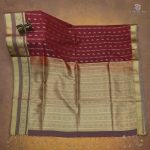 Fancy Soft Silk Saree- Brown SASFS34907