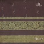 Fancy Soft Silk Saree- Brown SASFS34907 - Image 3