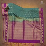 Fancy Soft Silk Saree- Greenish Gray SASFS34909