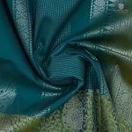 Fancy Soft Silk Saree- Turquoise Blue SASFS34911 - Image 2