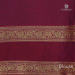 Fancy Soft Silk Saree- Peacock Green SASFS34922 - Image 3