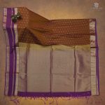 Fancy Soft Silk Saree- Chestnut Brown SASFS34929