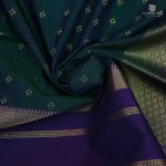 Fancy Soft Silk Saree- Dark Green SASFS34930 - Image 2