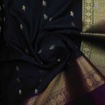 Fancy Soft Silk Saree- Black SASFS34931 - Image 2