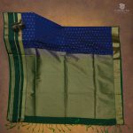 Fancy Soft Silk Saree- Dark Blue SASFS34932