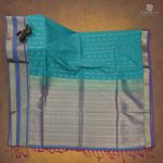 Fancy Soft Silk Saree- Turquoise Blue SASFS34934