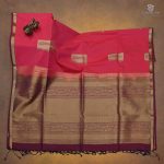 Fancy Soft Silk Saree- Cherry Red SASFS34938
