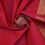 Fancy Soft Silk Saree- Cherry Red SASFS34938 - Image 2