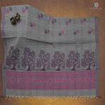 Rich Cotton Saree - Gray SASC34938