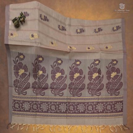 Rich Cotton Saree - Sandal Beige SASC34939