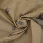 Rich Cotton Saree - Yellowish Beige SASC34940 - Image 2