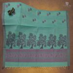Rich Cotton Saree - Turquoise Blue SASC34942