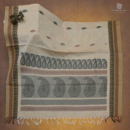 Rich Cotton Saree - Sandal Beige SASC34944