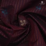 Rich Cotton Saree - Maroonish Brown SASC34945 - Image 2