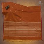Rich Cotton Saree - Sunset Orange SASC34951