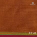 Rich Cotton Saree - Sunset Orange SASC34951 - Image 3