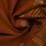 Rich Cotton Saree - Sunset Orange SASC34951 - Image 2