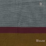 Rich Cotton Saree - Gray SASC34960 - Image 3