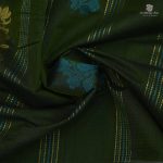 Rich Cotton Saree - Moss Green SASC34962 - Image 2